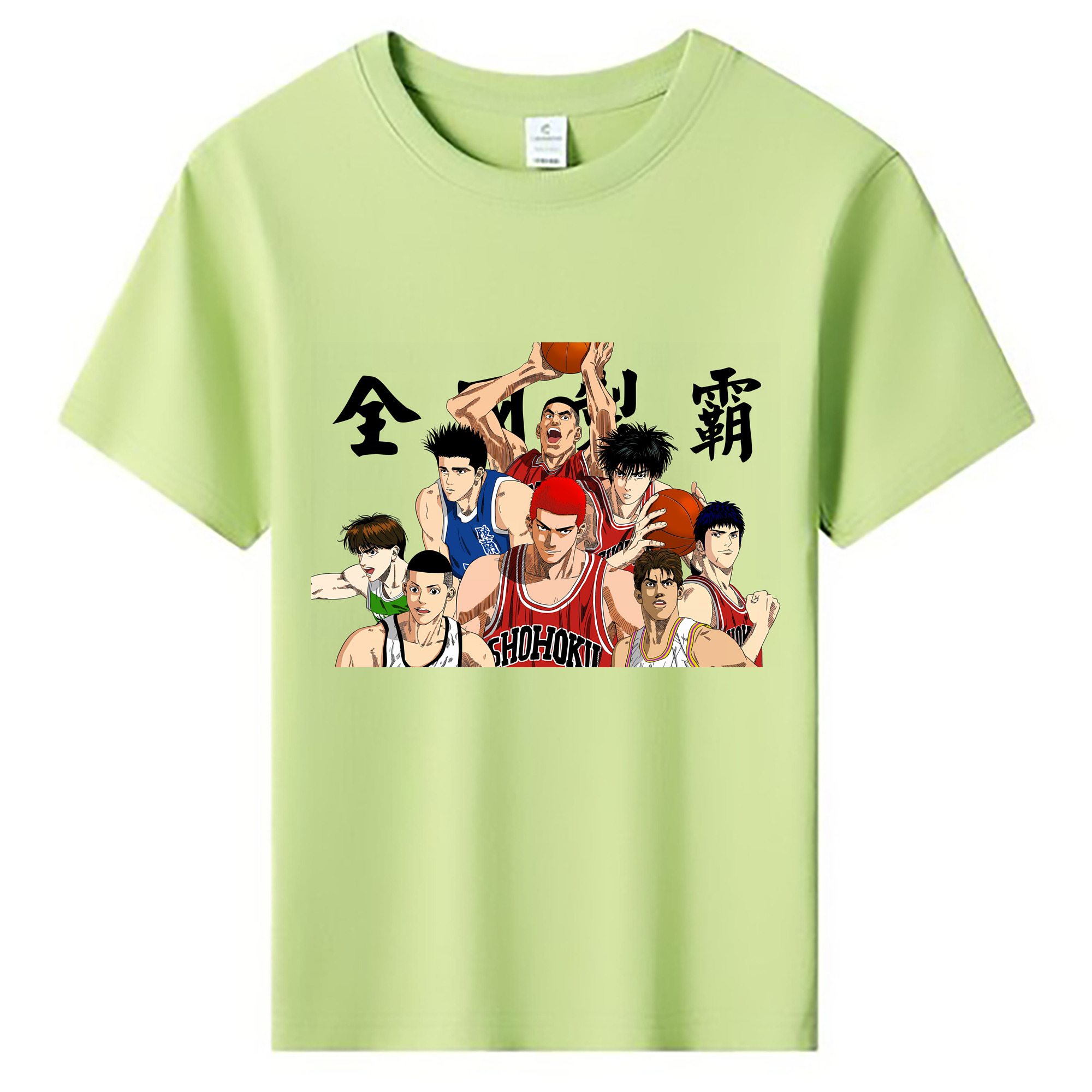 （画像用） SLAM DUNK／スラムダンク 綿100％キッズTシャツ（フロントプリント）